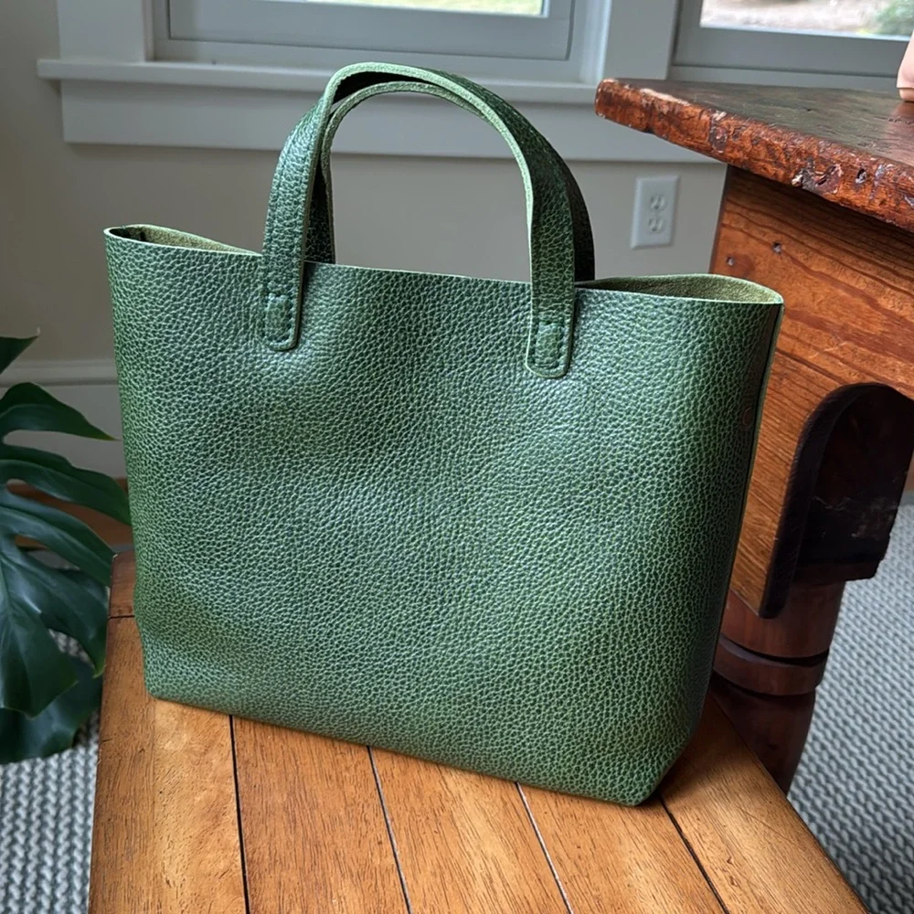 Portland Leather Green Crossbody Bag - Picture 2 of 4